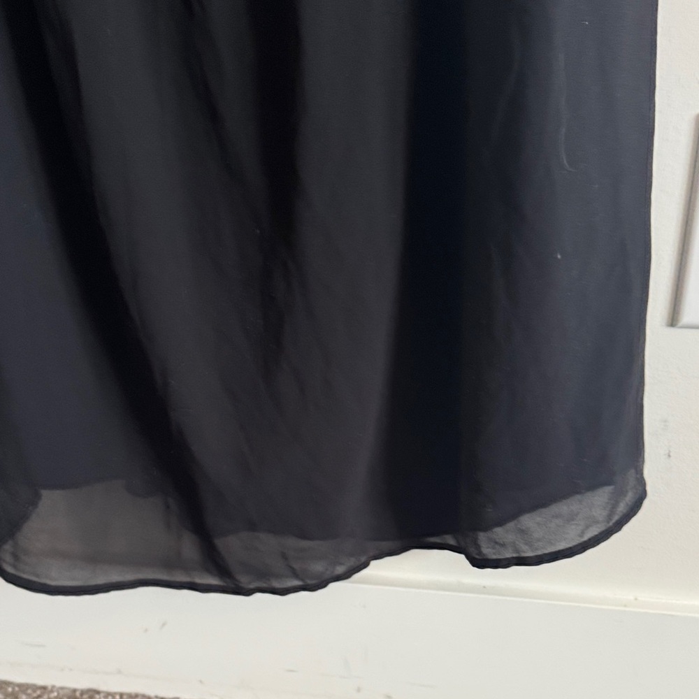 Lily Morgan Black Goddess Princess Flowy Maxi Halter Dress Size Large - Picture 3 of 11